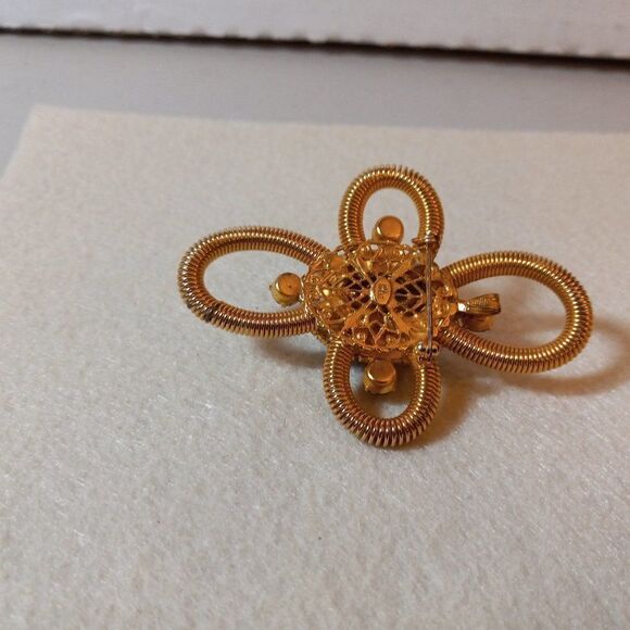 Rare Hobe Maltese Cross Vintage Brooch - Picture 7 of 8